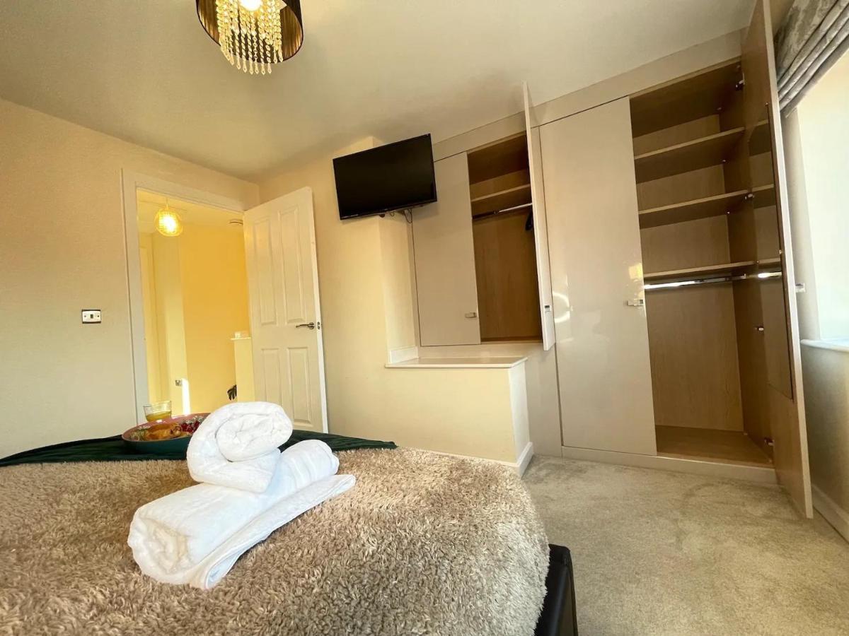 Chic Manchester Townhouse Near Old Trafford Extérieur photo